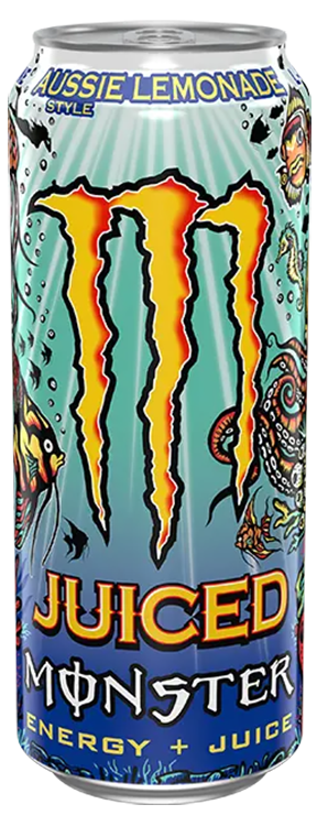 MONSTER Juiced Aussie Style Lemonade energetický nápoj 500 ml plech