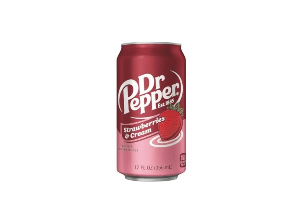 Dr Pepper Strawberries & Cream 355ml USA