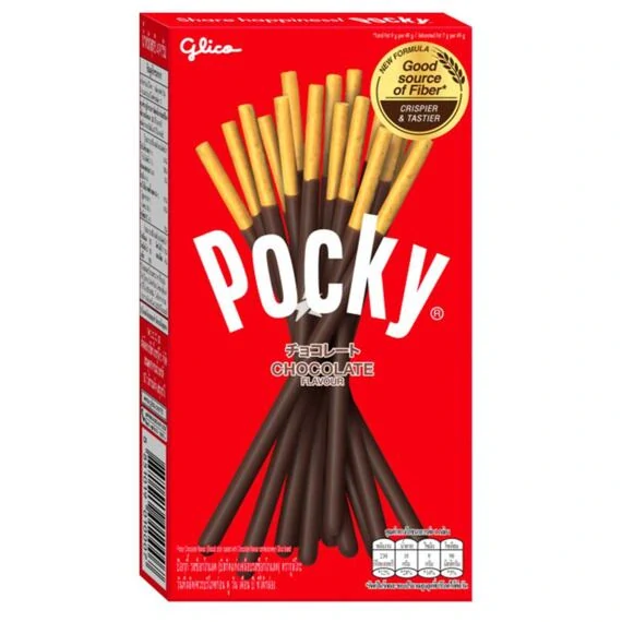 Pocky TH tyčinky s polevou s příchutí čokolády 45 g