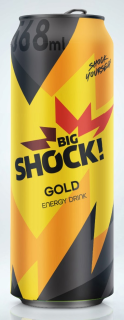 BIG SHOCK! Gold energetický nápoj 568 ml plech