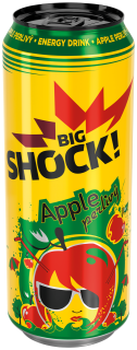 BIG SHOCK! Apple energetický nápoj 500 ml
