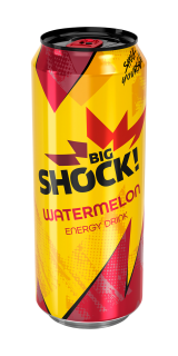 BIG SHOCK! Watermelon energetický nápoj 500 ml plech