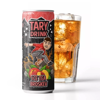 Tary Drink ICE TEA Broskev 250ml – Karton