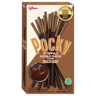 Pocky ID tyčinky s příchutí čokolády s polevou s příchutí čokolády 47 g
