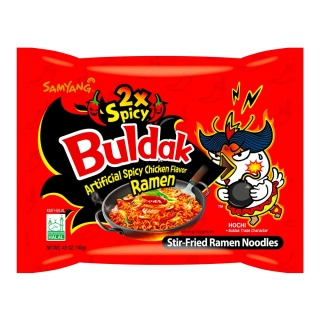 Samyang Buldak 2x pálivý s Kuřecí příchutí 140g