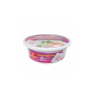 Vifon Hoang gia instantní rýžová polévka hovězí v misce 120g